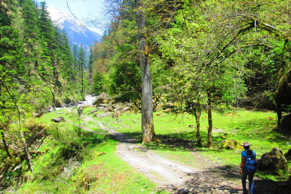 The trail between Taluka and Seema
