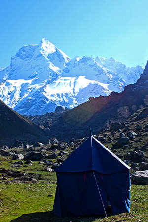Camping at Har ki doon trek